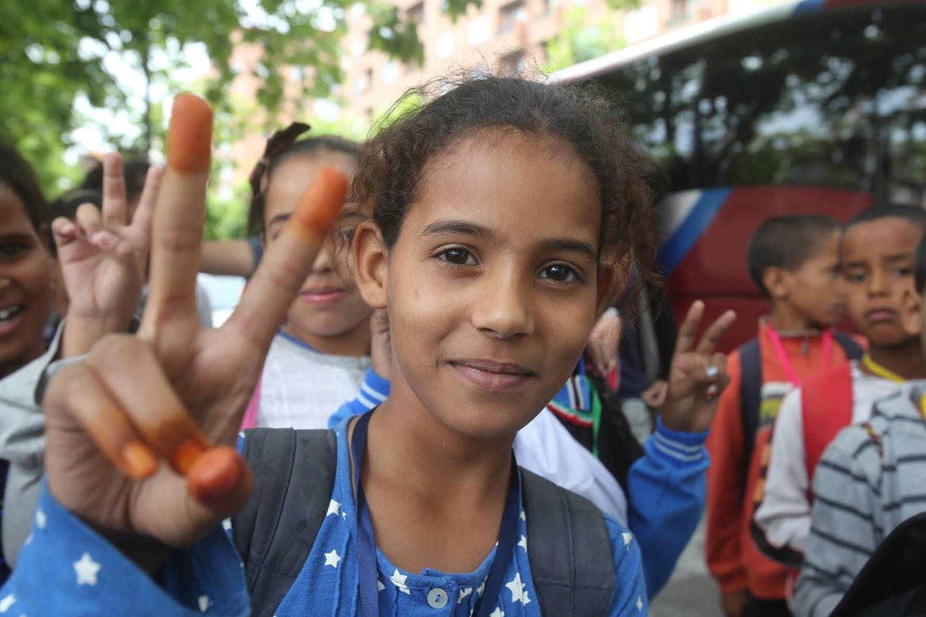 Las familias riojanas se encuentran con los niños saharauis que acogerán este verano