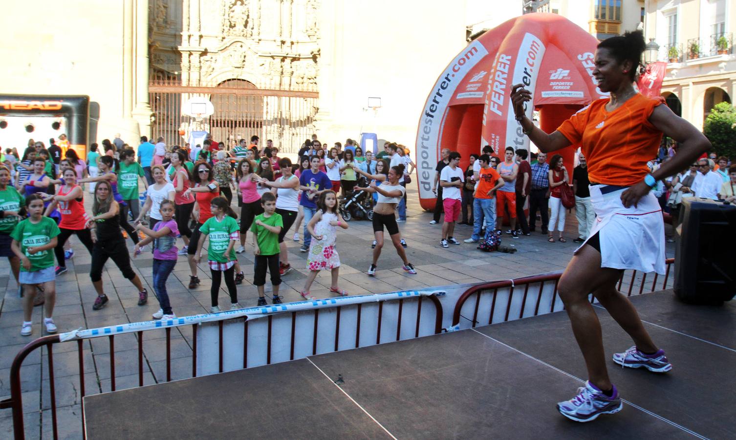 Actividades de &#039;La noche más deportiva&#039; en la Plaza del Mercado