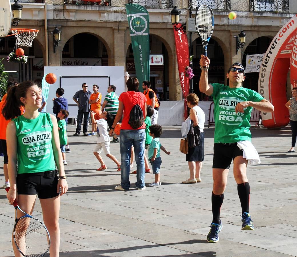 Actividades de &#039;La noche más deportiva&#039; en la Plaza del Mercado