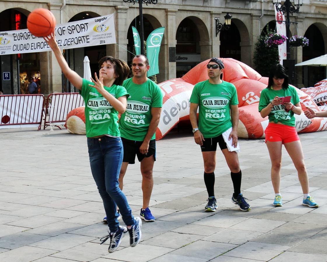 Actividades de &#039;La noche más deportiva&#039; en la Plaza del Mercado