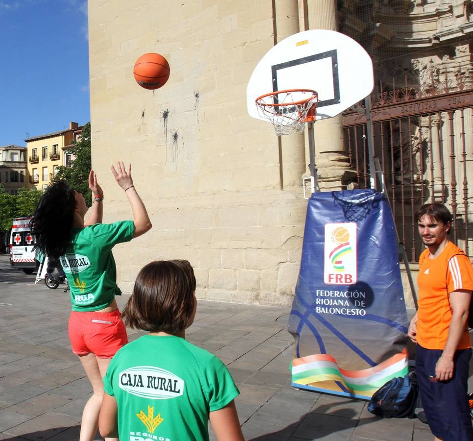 Actividades de &#039;La noche más deportiva&#039; en la Plaza del Mercado