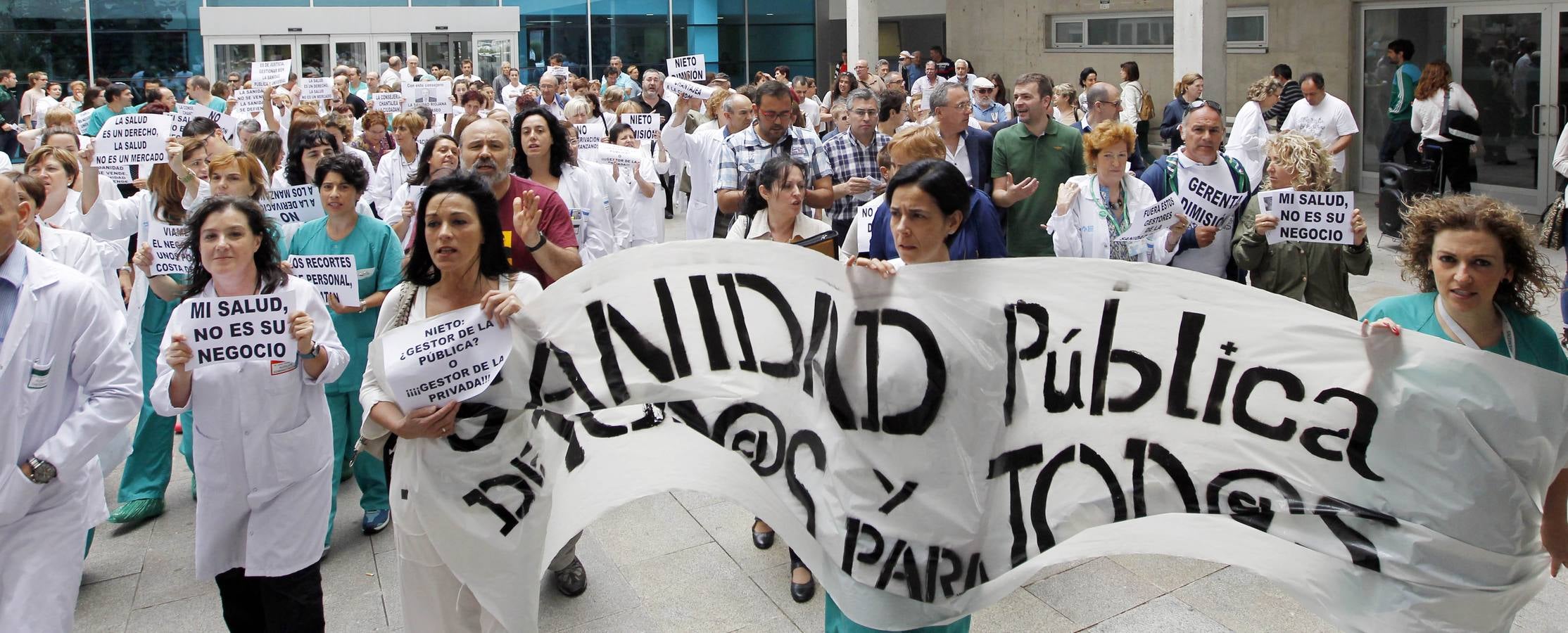 Manifestación de la &#039;Marea Blanca&#039;