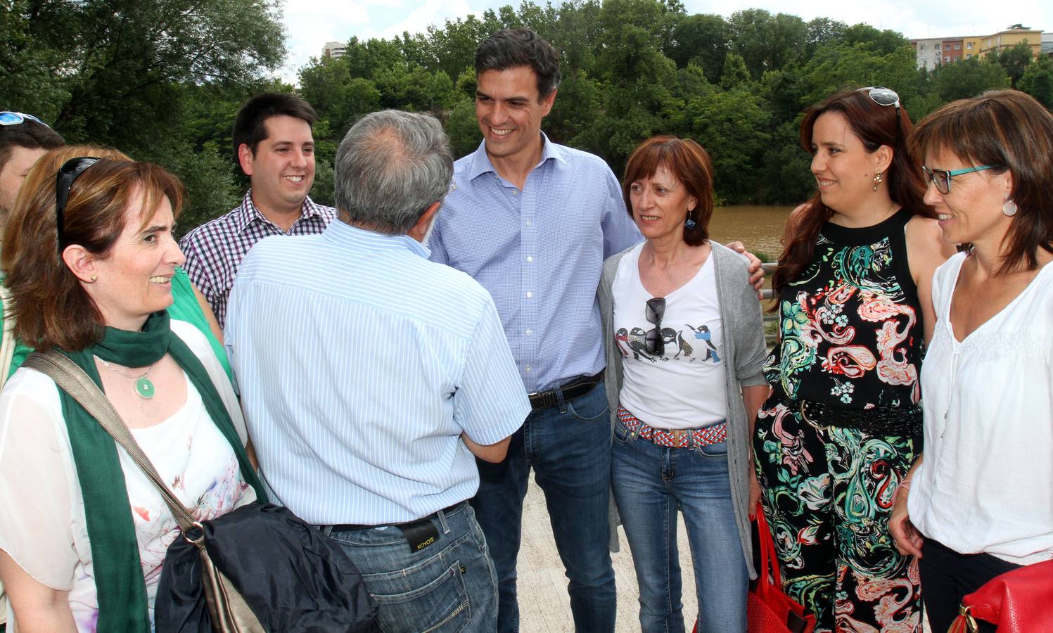 Visita de Pedro Sánchez a Logroño
