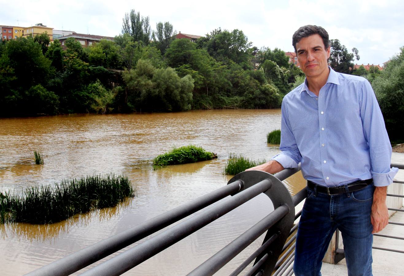 Visita de Pedro Sánchez a Logroño