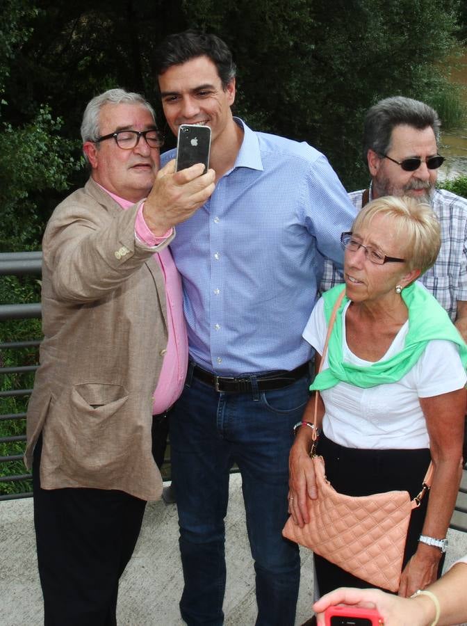 Visita de Pedro Sánchez a Logroño
