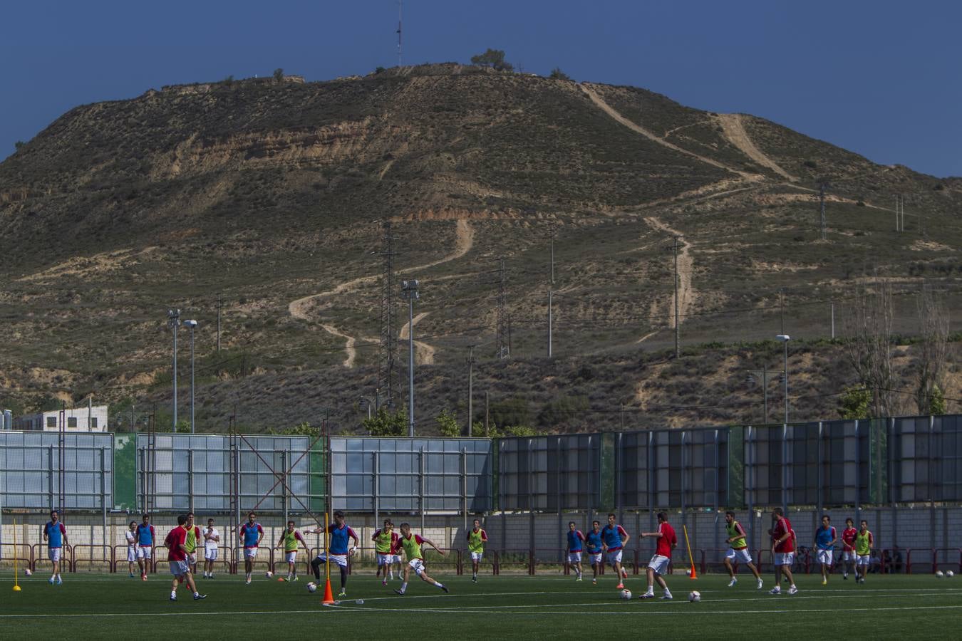 Entrenamiento de la Unión Deportiva Logroñés