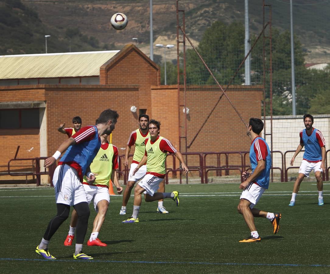 Entrenamiento de la Unión Deportiva Logroñés