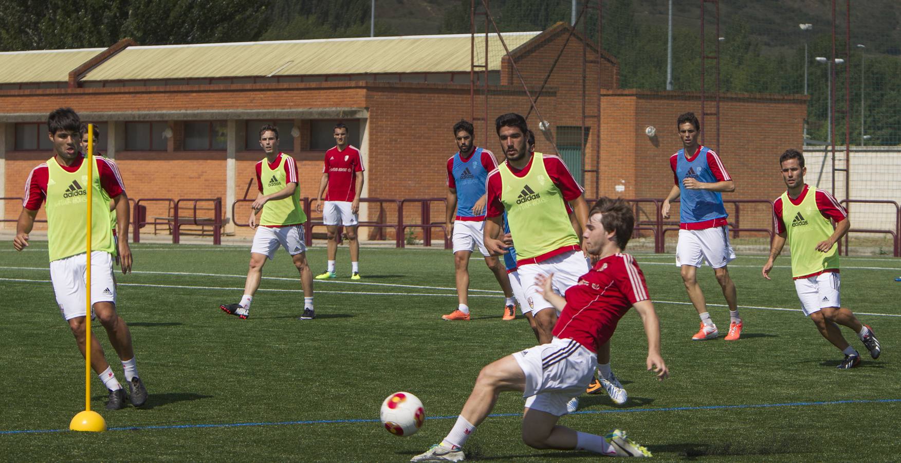 Entrenamiento de la Unión Deportiva Logroñés