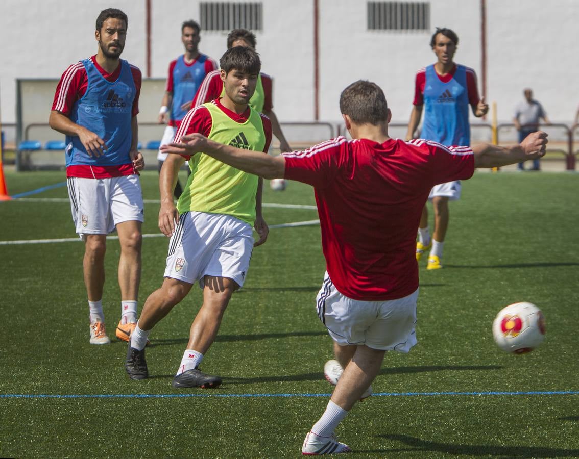 Entrenamiento de la Unión Deportiva Logroñés