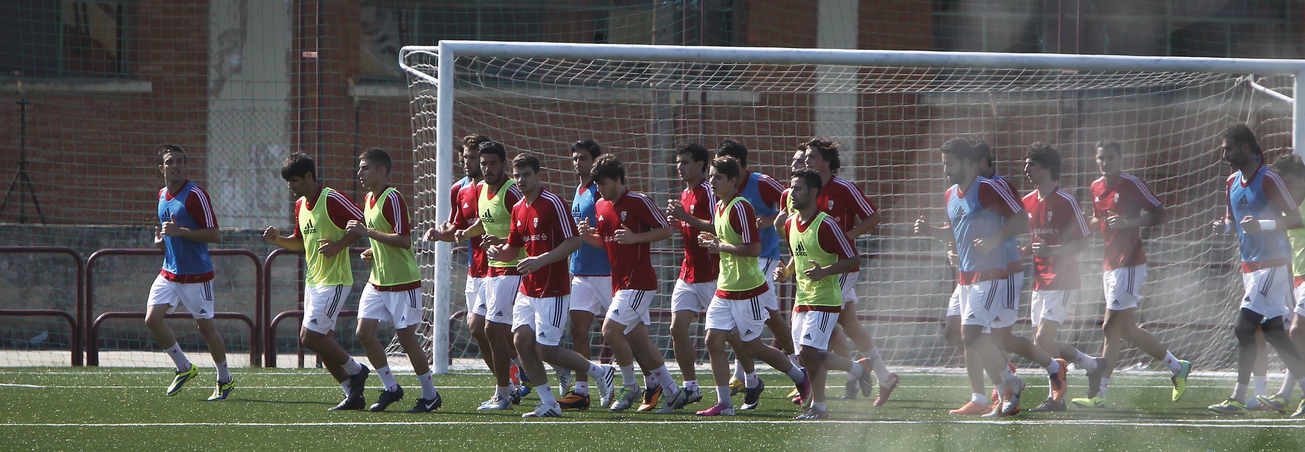 Entrenamiento de la Unión Deportiva Logroñés