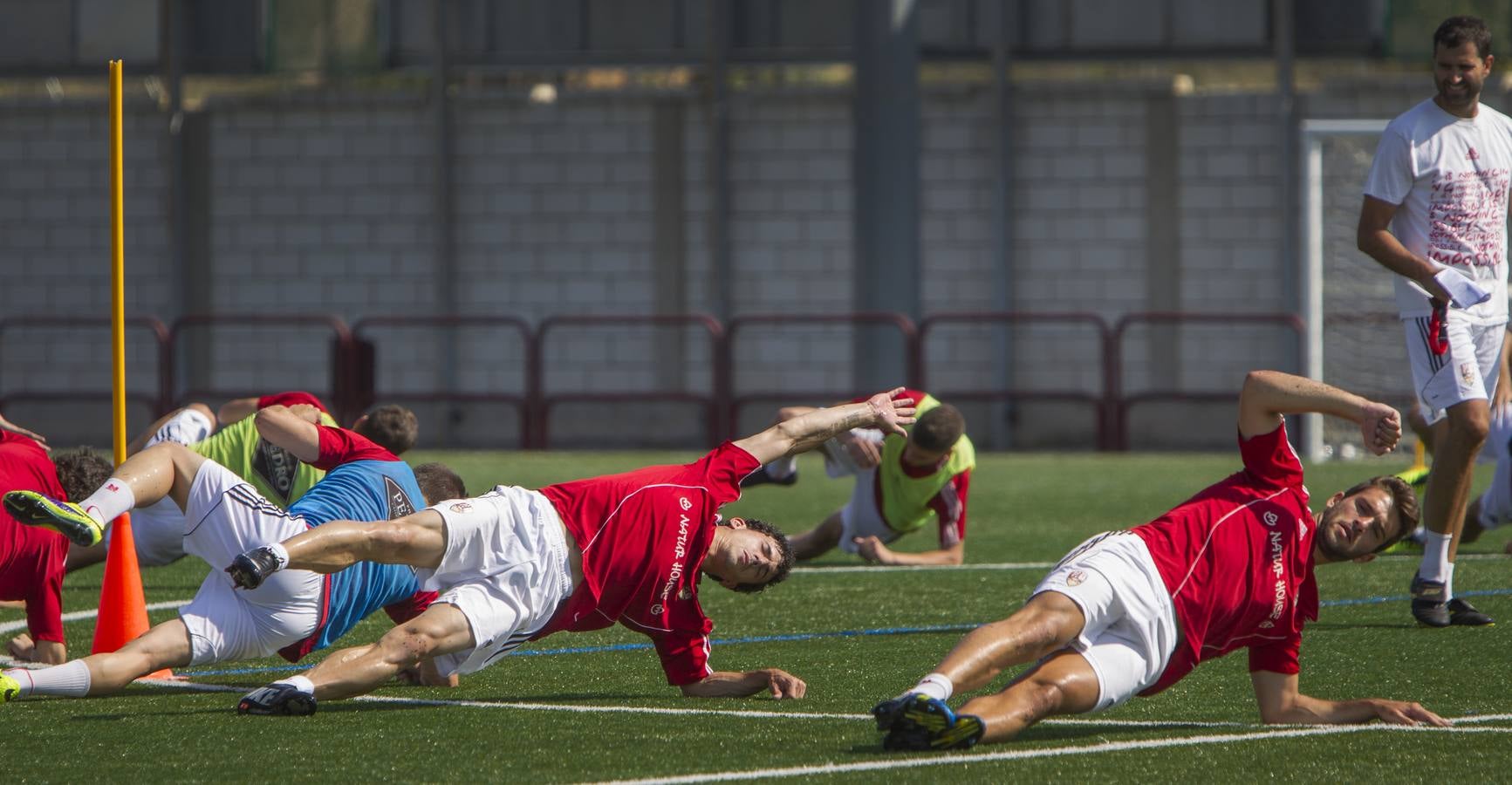 Entrenamiento de la Unión Deportiva Logroñés