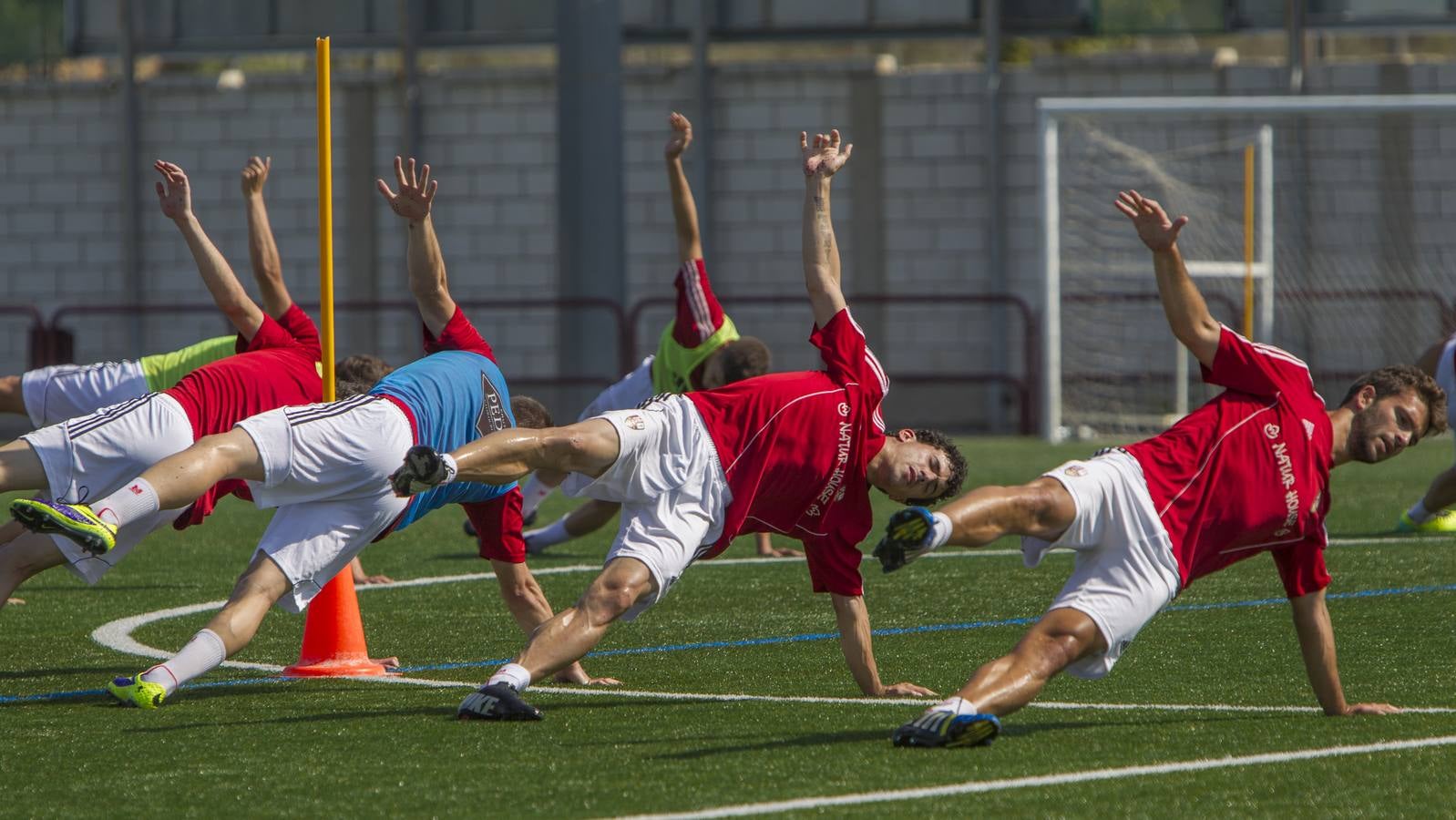 Entrenamiento de la Unión Deportiva Logroñés