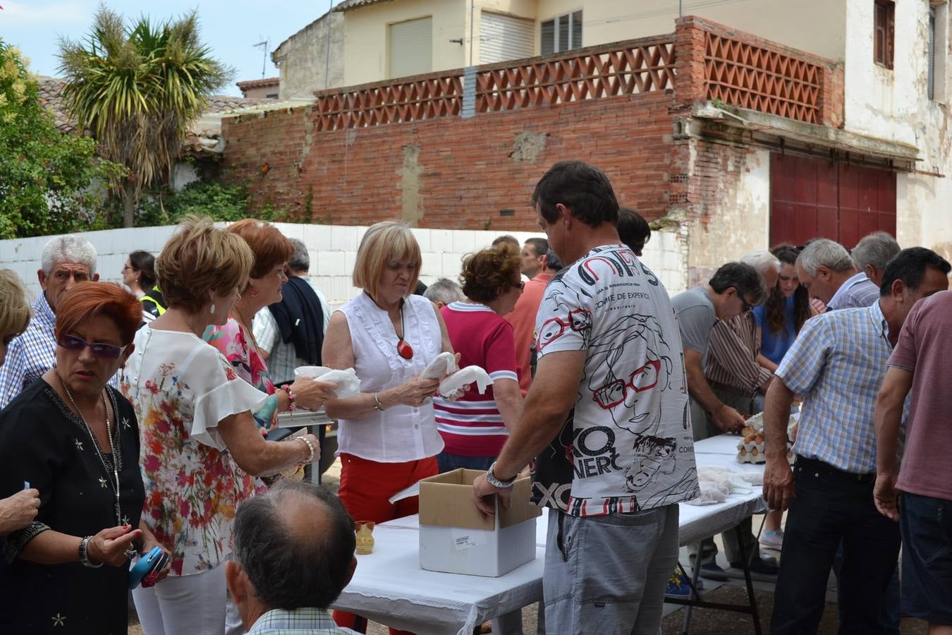 Festival del huevo duro con jamón en Alesón