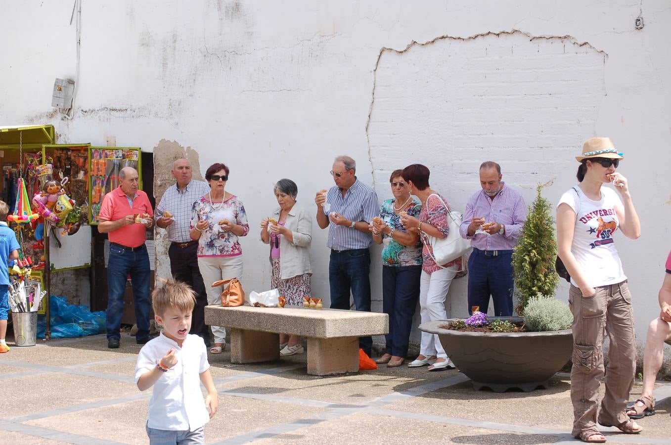 Festival del huevo duro con jamón en Alesón