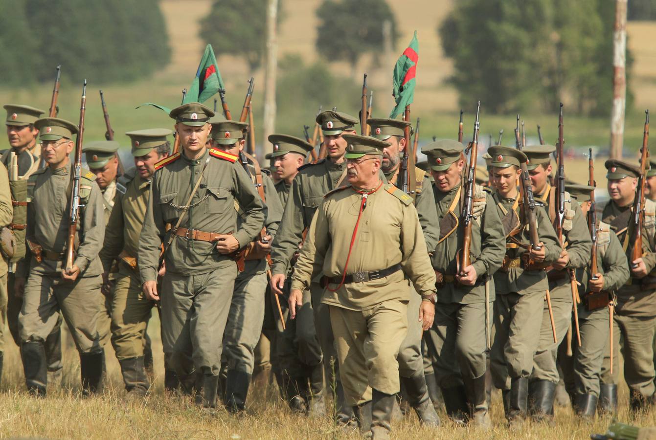 Recrean una histórica batalla de la Primera Guerra Mundial