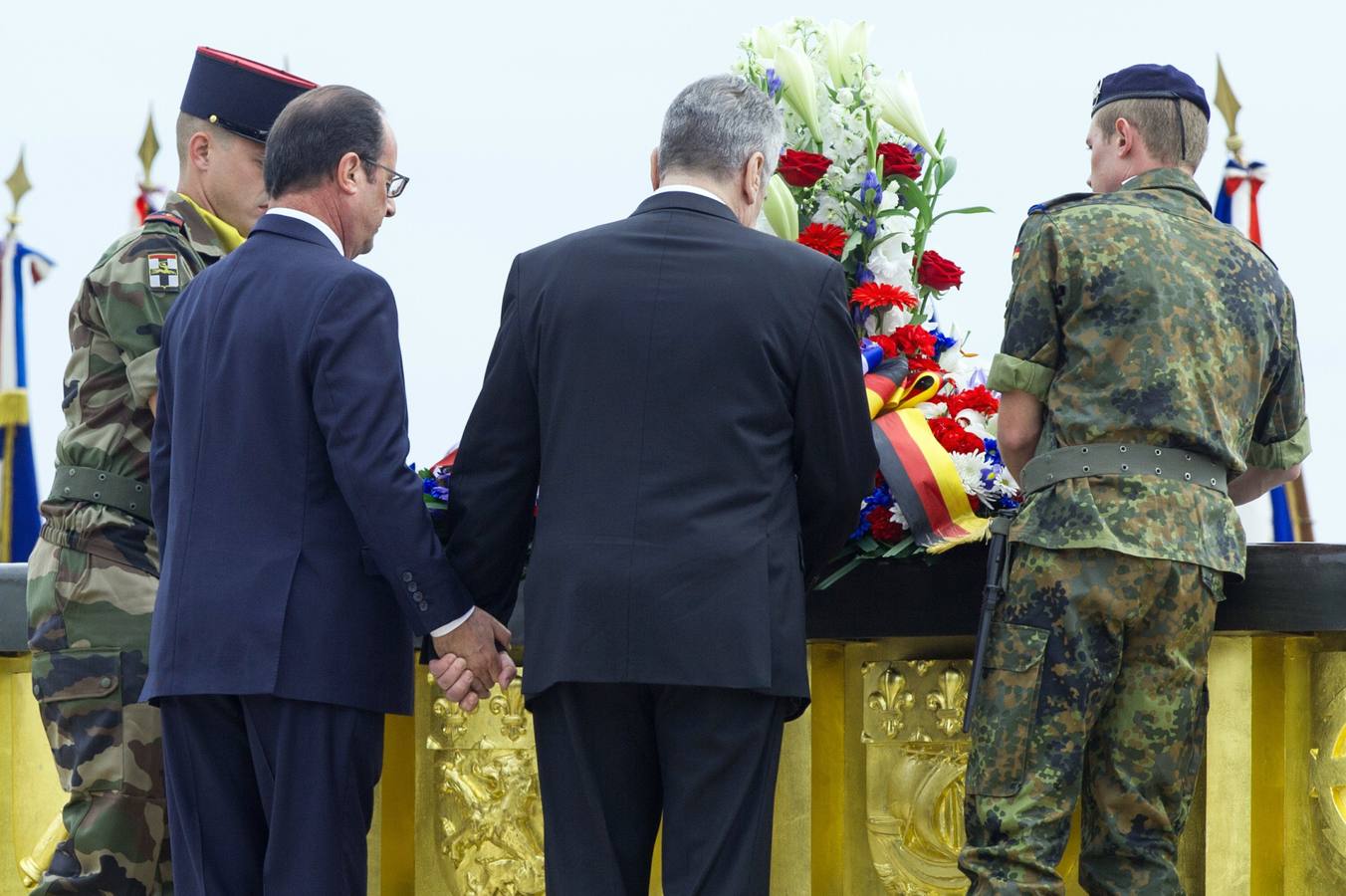 Francia y Holanda celebran el centenario de la Primera Guerra Mundial