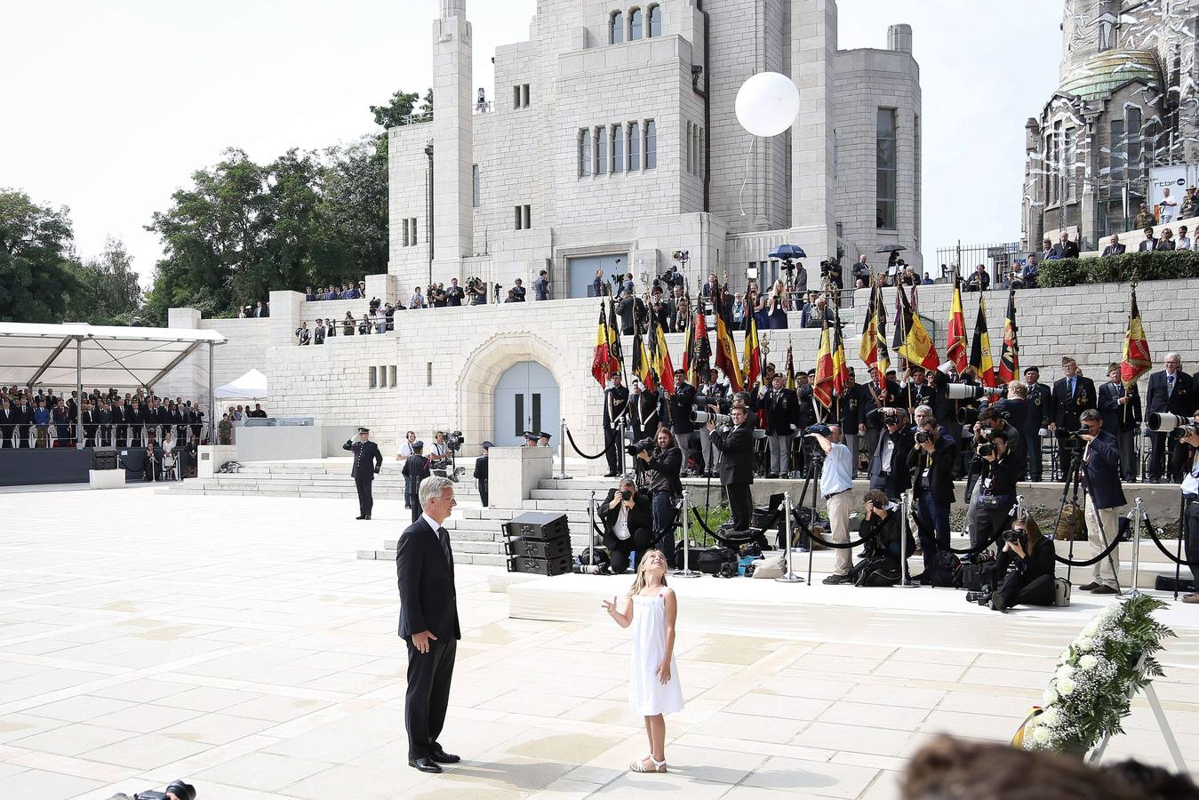 Felipe VI conmemora en Bélgica el centenario de la primera Guerra Mundial