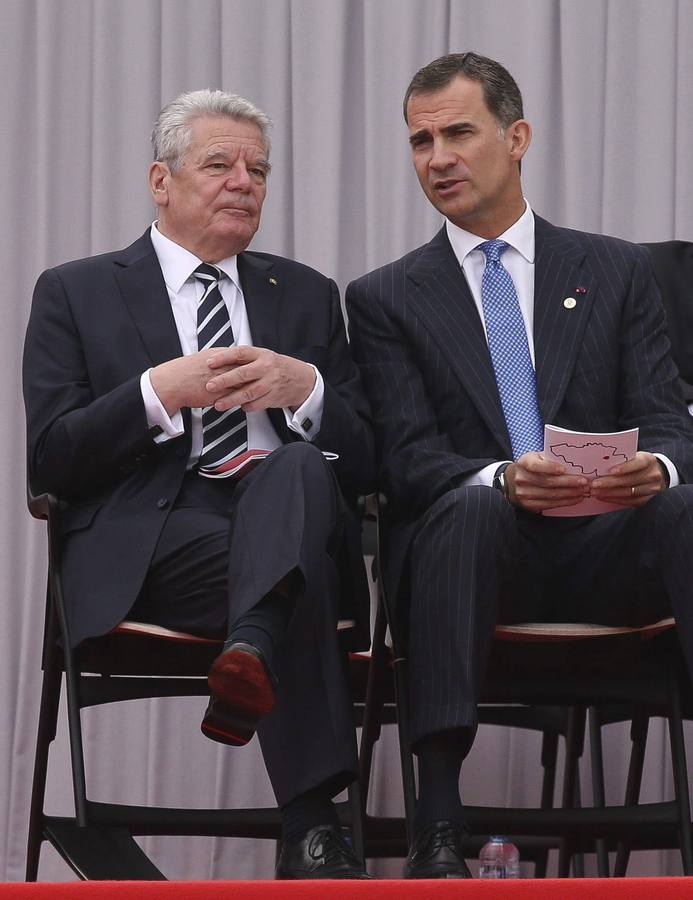 Felipe VI conmemora en Bélgica el centenario de la primera Guerra Mundial