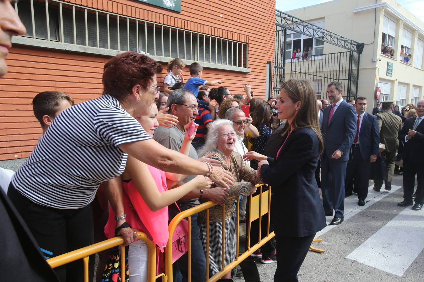 Los Reyes, aclamados en Calahorra