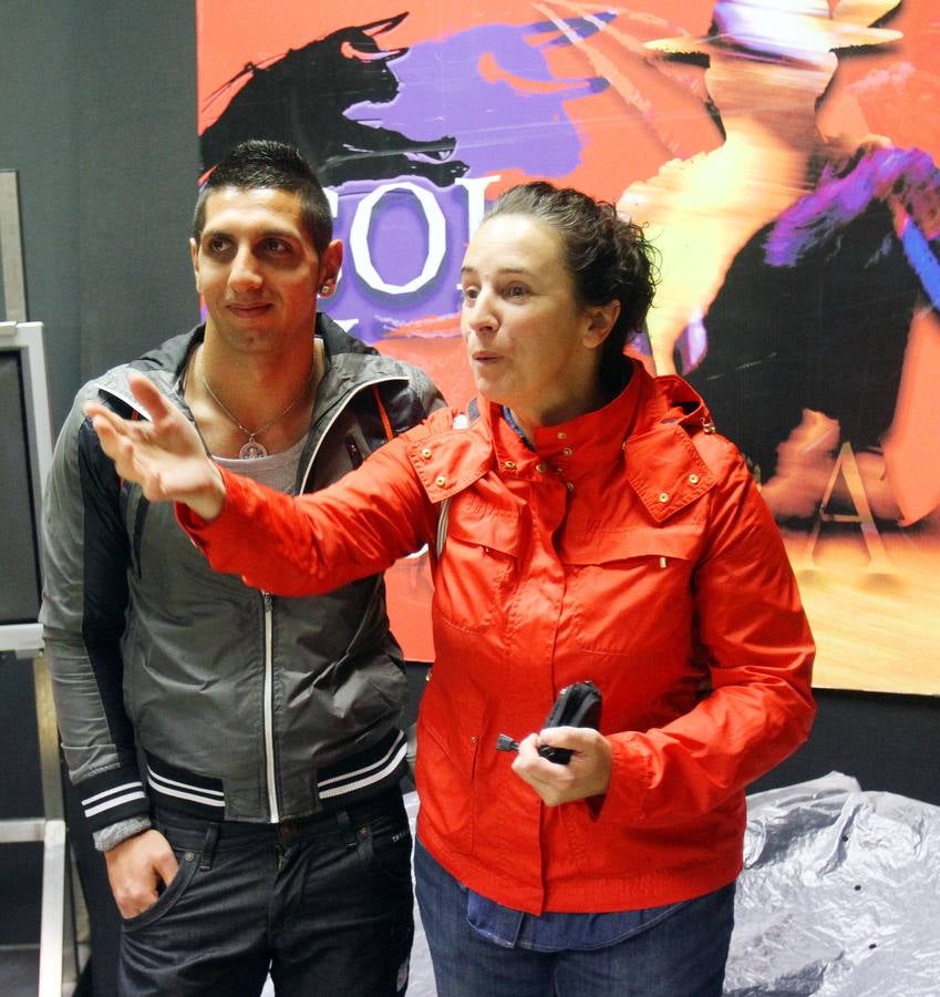 Los alumnos del Centro Ocupacional de Fundación Cáritas-Chavicar de Santo Domingo y Logroño visitan la multimedia de Diario LA RIOJA