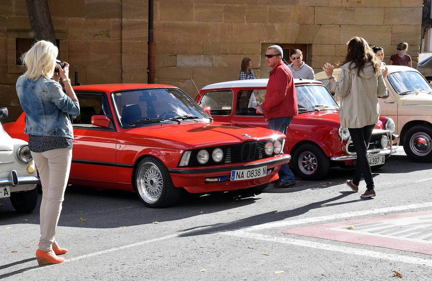 Concentración de coches clásicos en las Fiestas de Gracias de Lardero