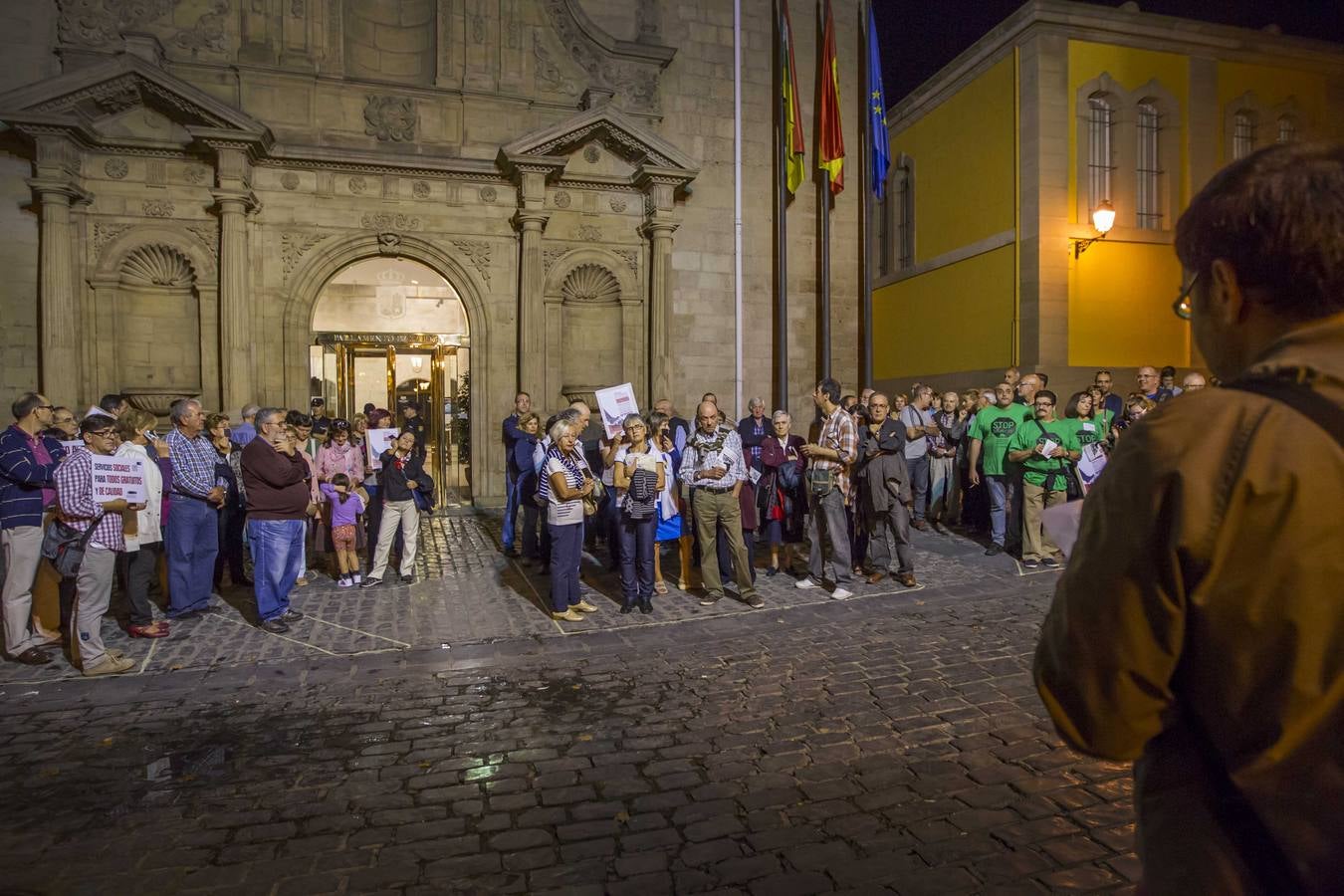 Manifestación contra la Pobreza en Logroño