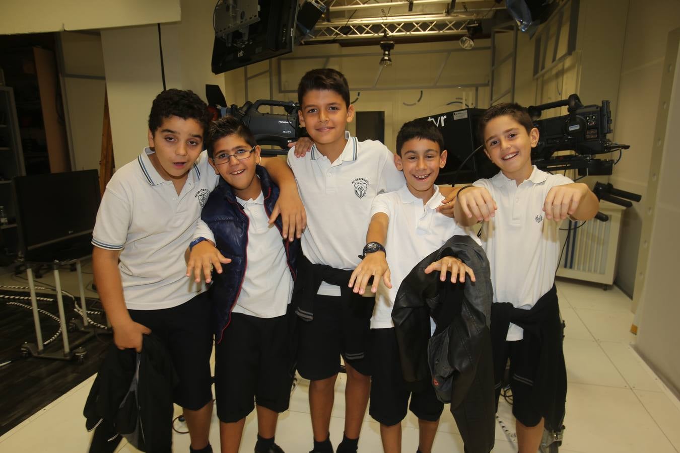 Los alumnos de 5º A del Colegio Adoratrices de Logroño visita la multimedia de Diario LA RIOJA