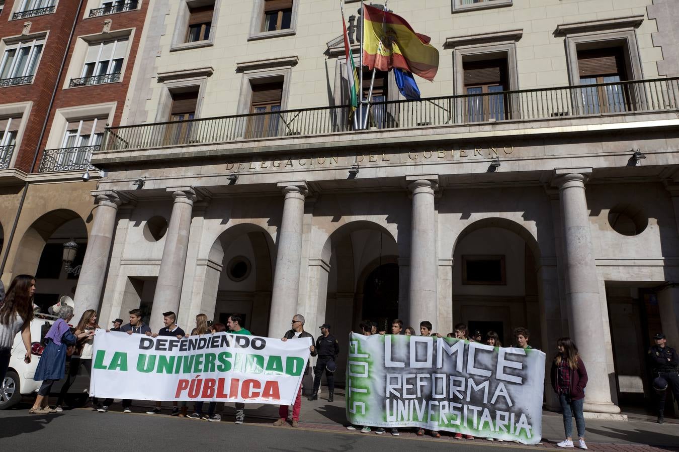 Protestas de mañana y comida en tupper