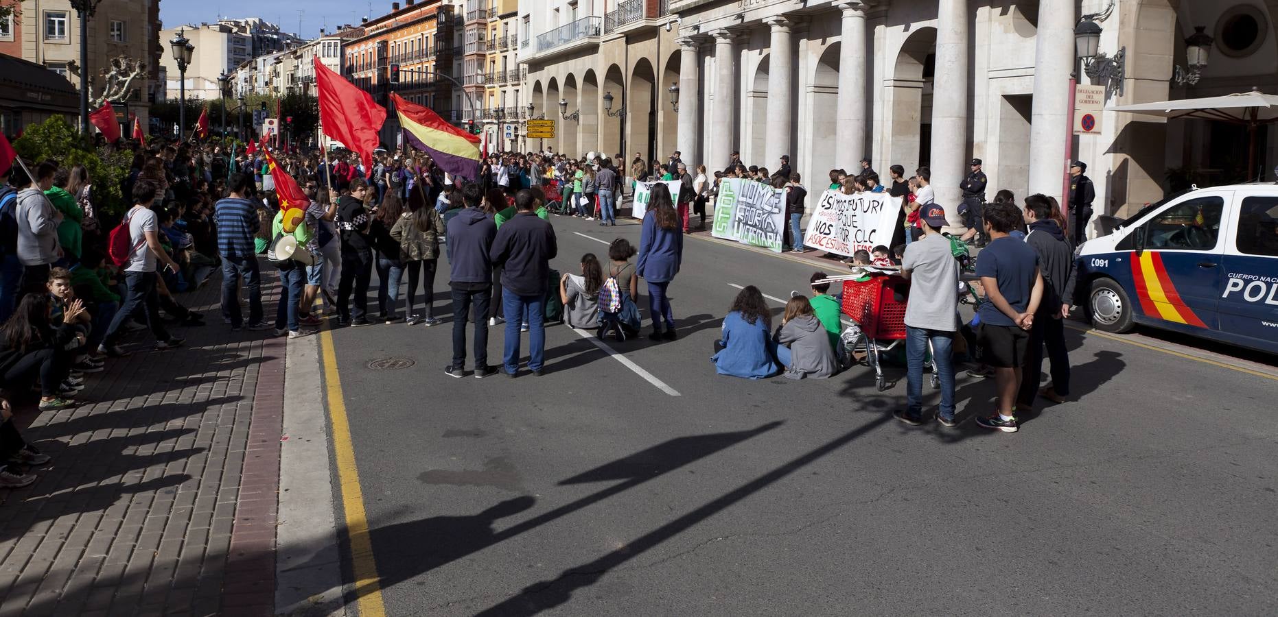 Protestas de mañana y comida en tupper