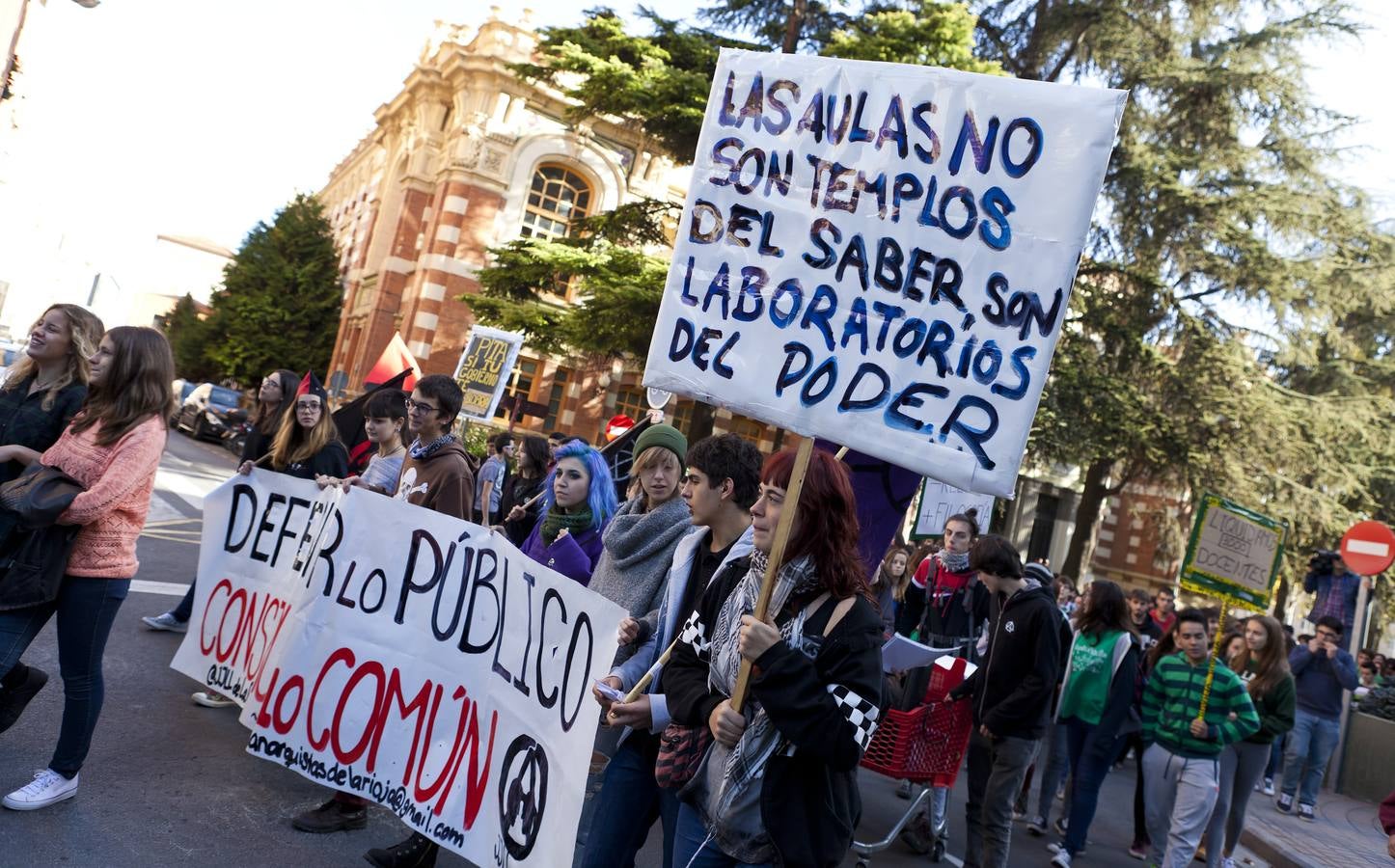 Protestas de mañana y comida en tupper