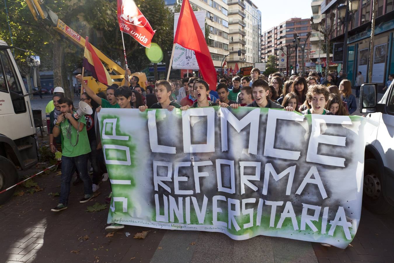 Protestas de mañana y comida en tupper