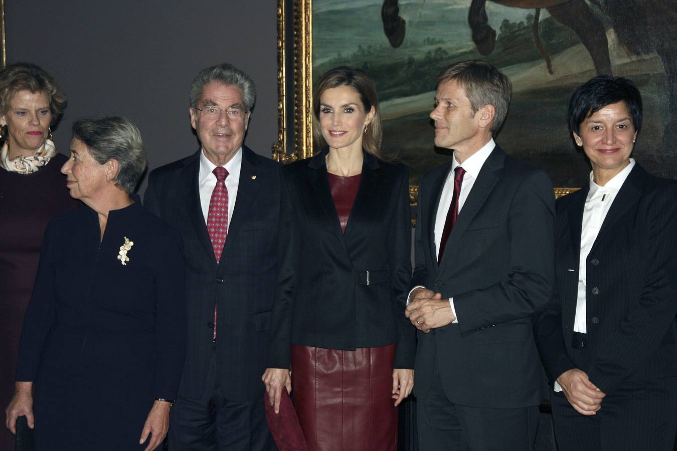 Doña Letizia inaugura una exposición de Velázquez en Viena