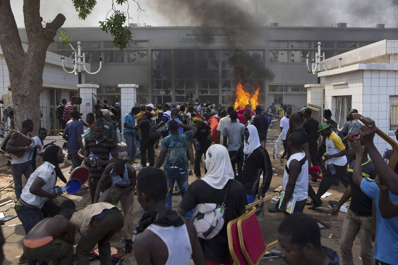 Protestas en Burkina Faso tras instaurarse un gobierno de transición