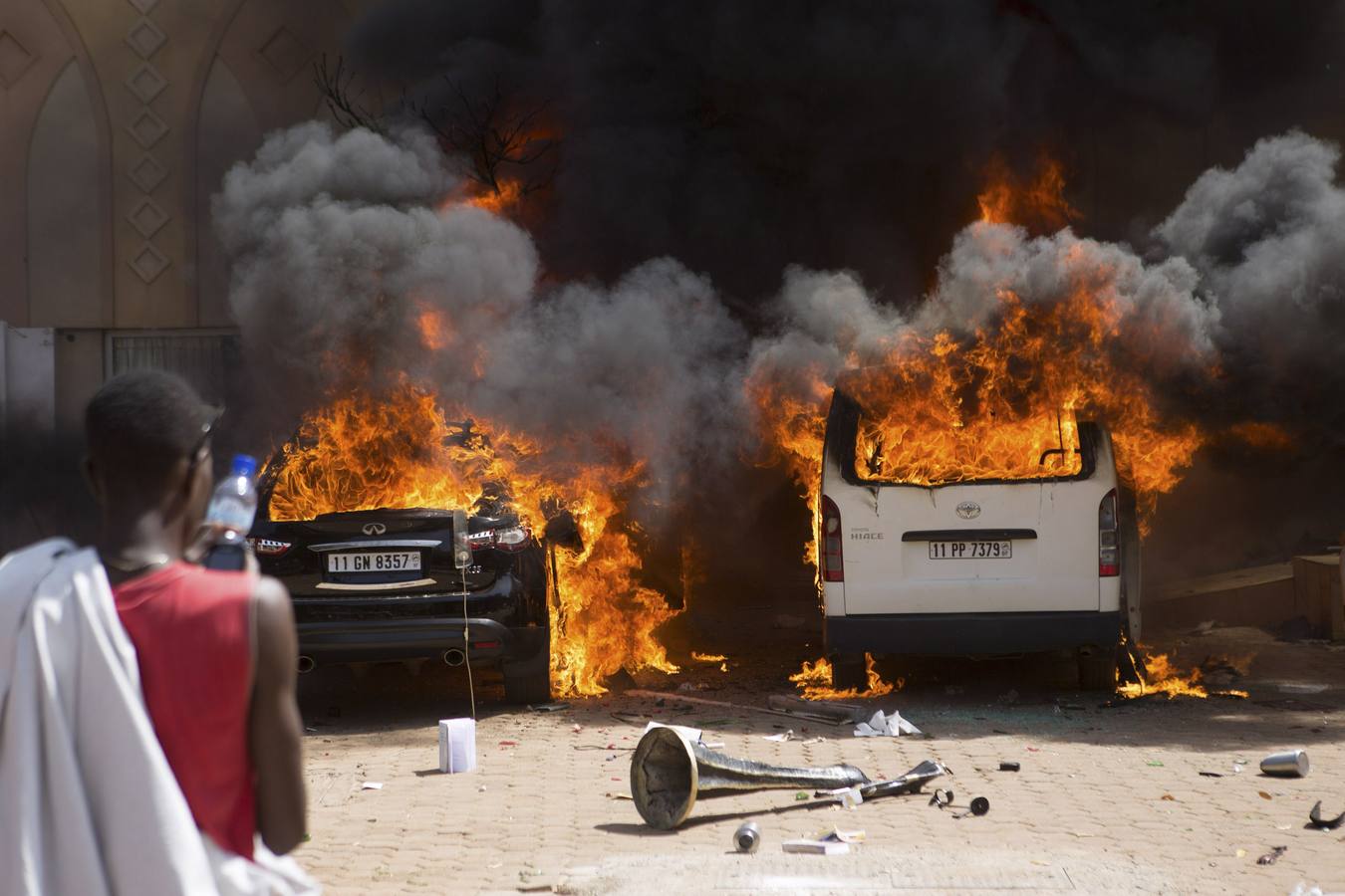 Protestas en Burkina Faso tras instaurarse un gobierno de transición