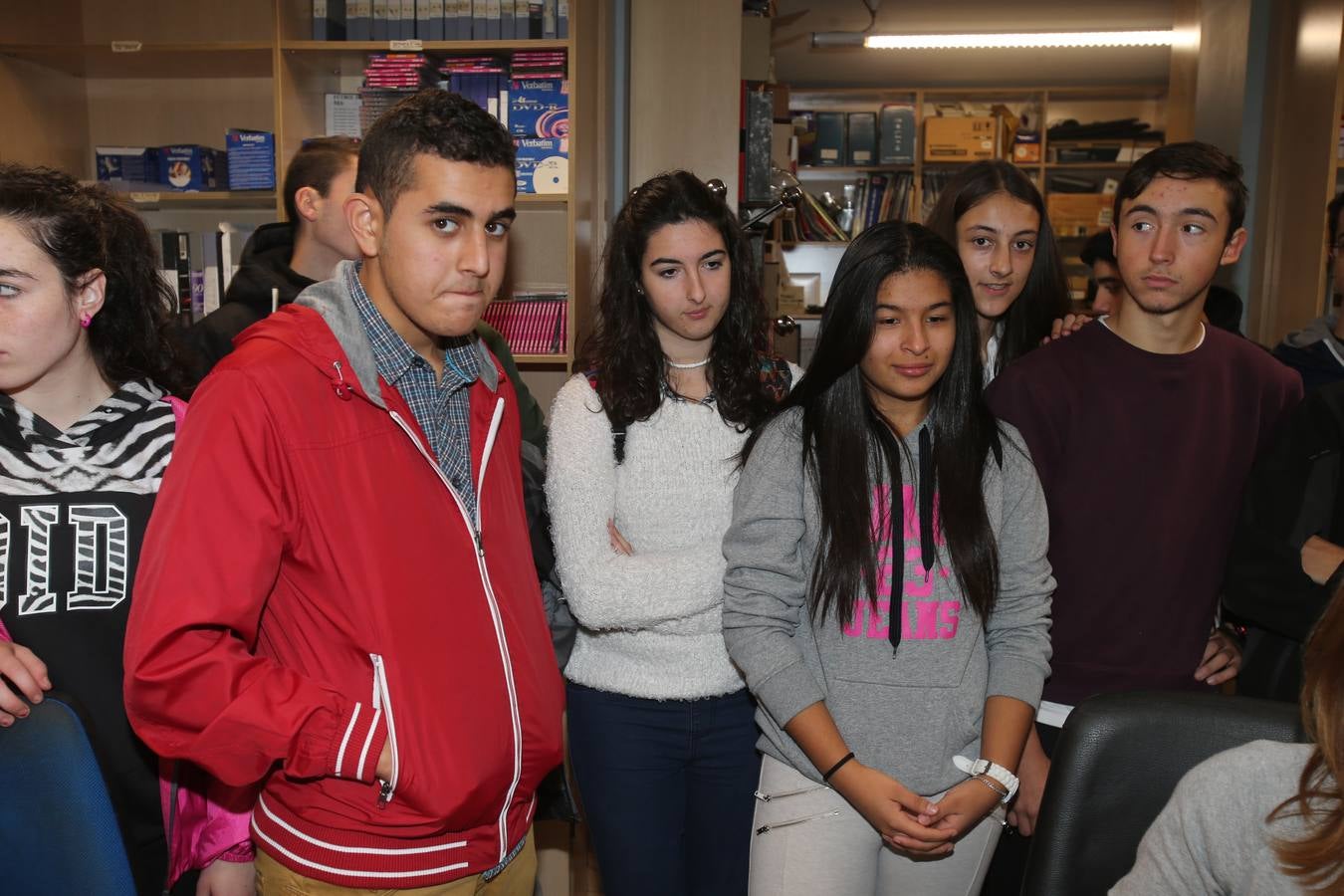 Alumnos del IES Tomás y Valiente de Fuenmayor visitan la Multimedia La Rioja