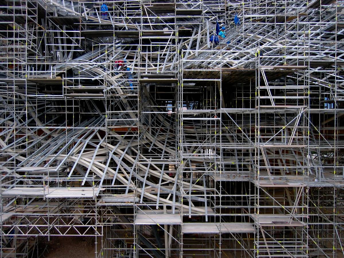 La construcción del Hotel Marqués de Riscal paso a paso