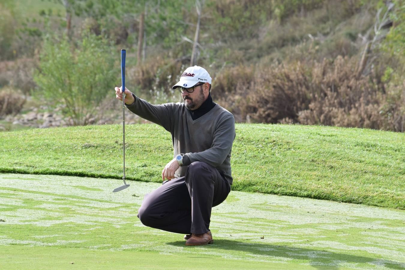 Jugadores en la final de la Liga de Golf y Vino