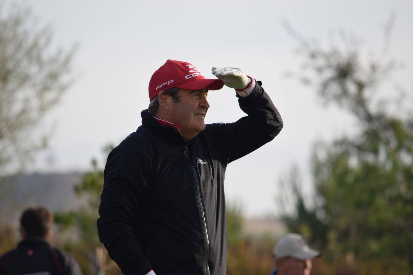 Jugadores en la final de la Liga de Golf y Vino