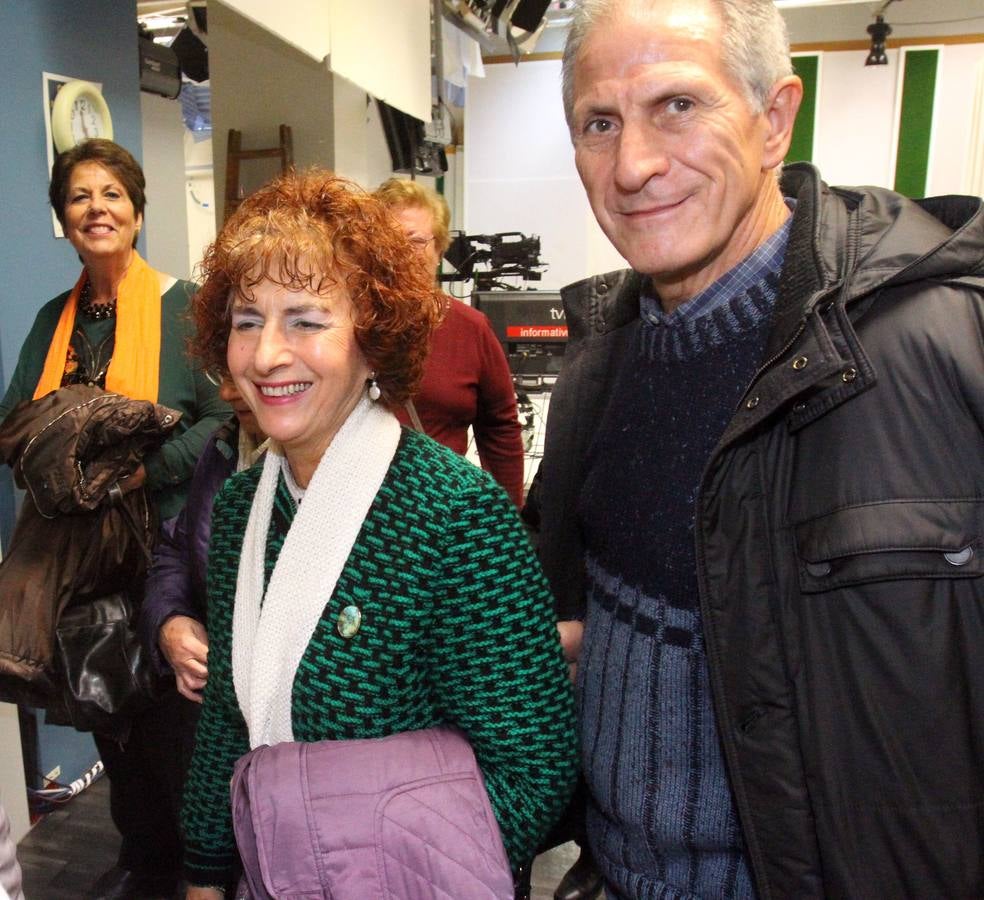 Visita a la multimedia de Diario LA RIOJA de un grupo del taller Vida Sana del Ayuntamiento de Logroño