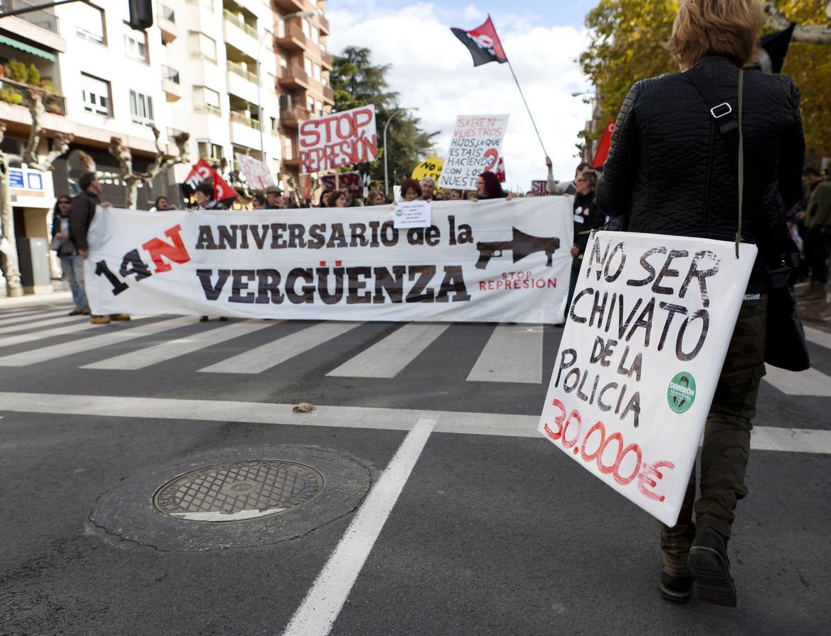 Manifestación en el segundo aniversario del 14N