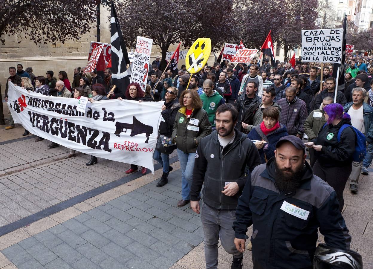 Manifestación en el segundo aniversario del 14N