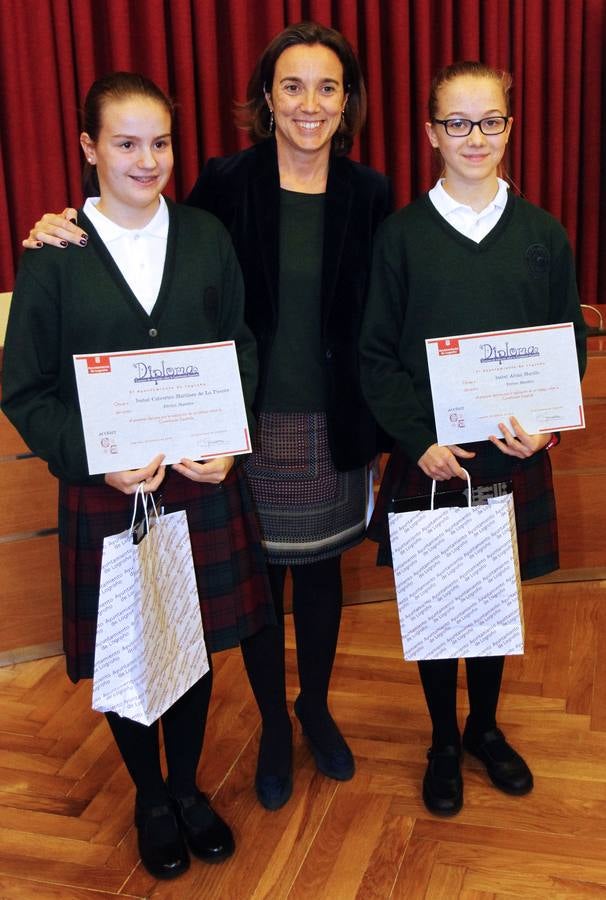 Premios del concurso escolar sober la Constitución