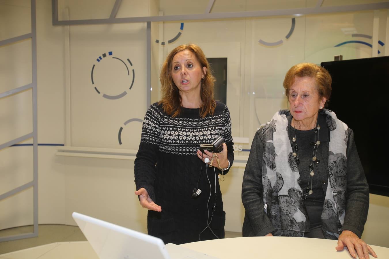 Alumnas del Programa Vida Sana visitan la Multimedia La Rioja