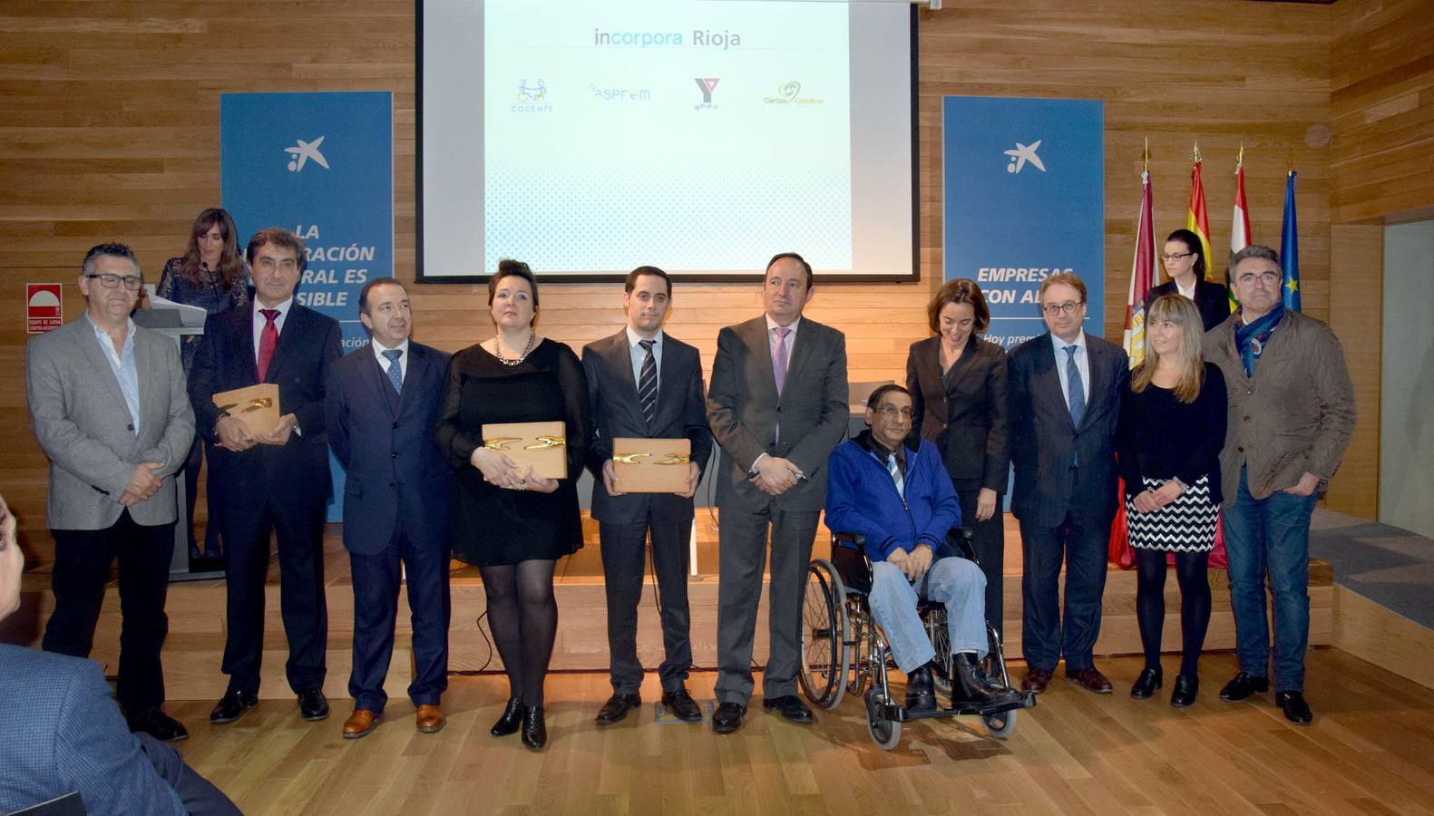 &#039;Premios Incorpora La Rioja&#039; de la Obra Social la Caixa