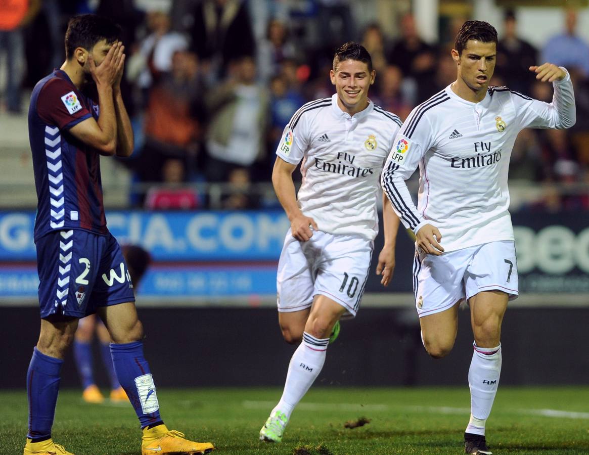 El Madrid golea al Eibar