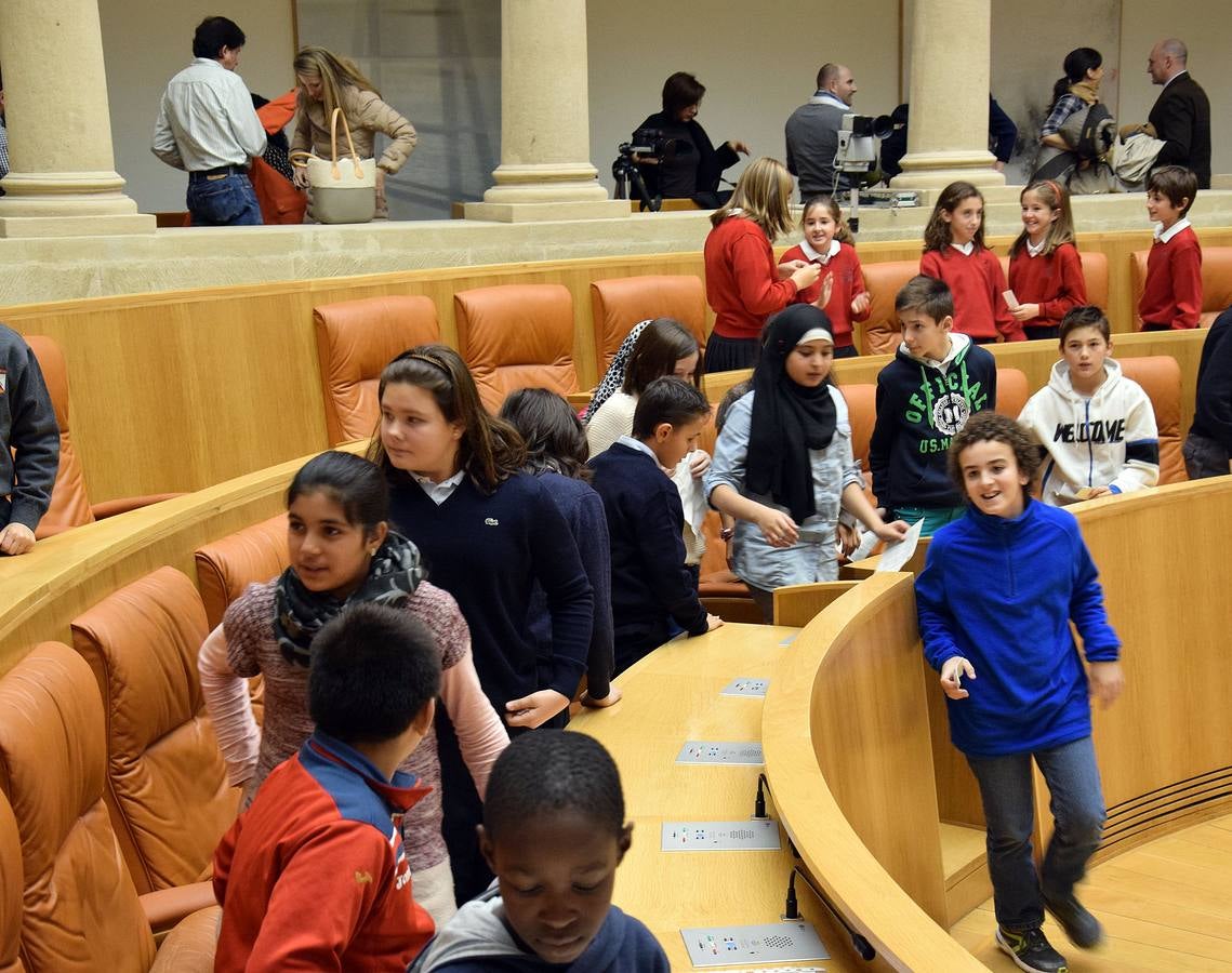 El Parlamento riojano acoge la lectura de la Constitución