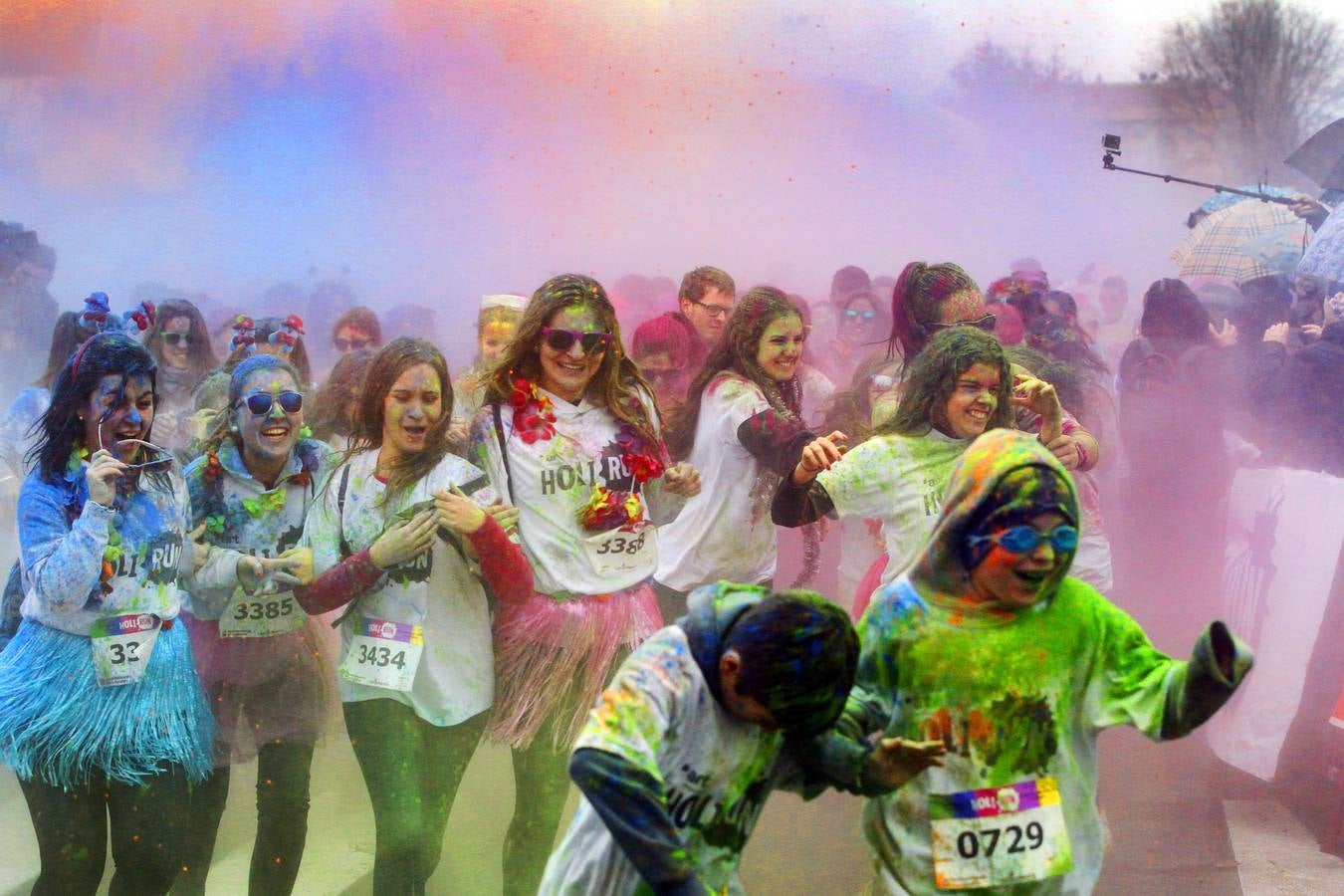 Logroño celebra la Holi Run (II)