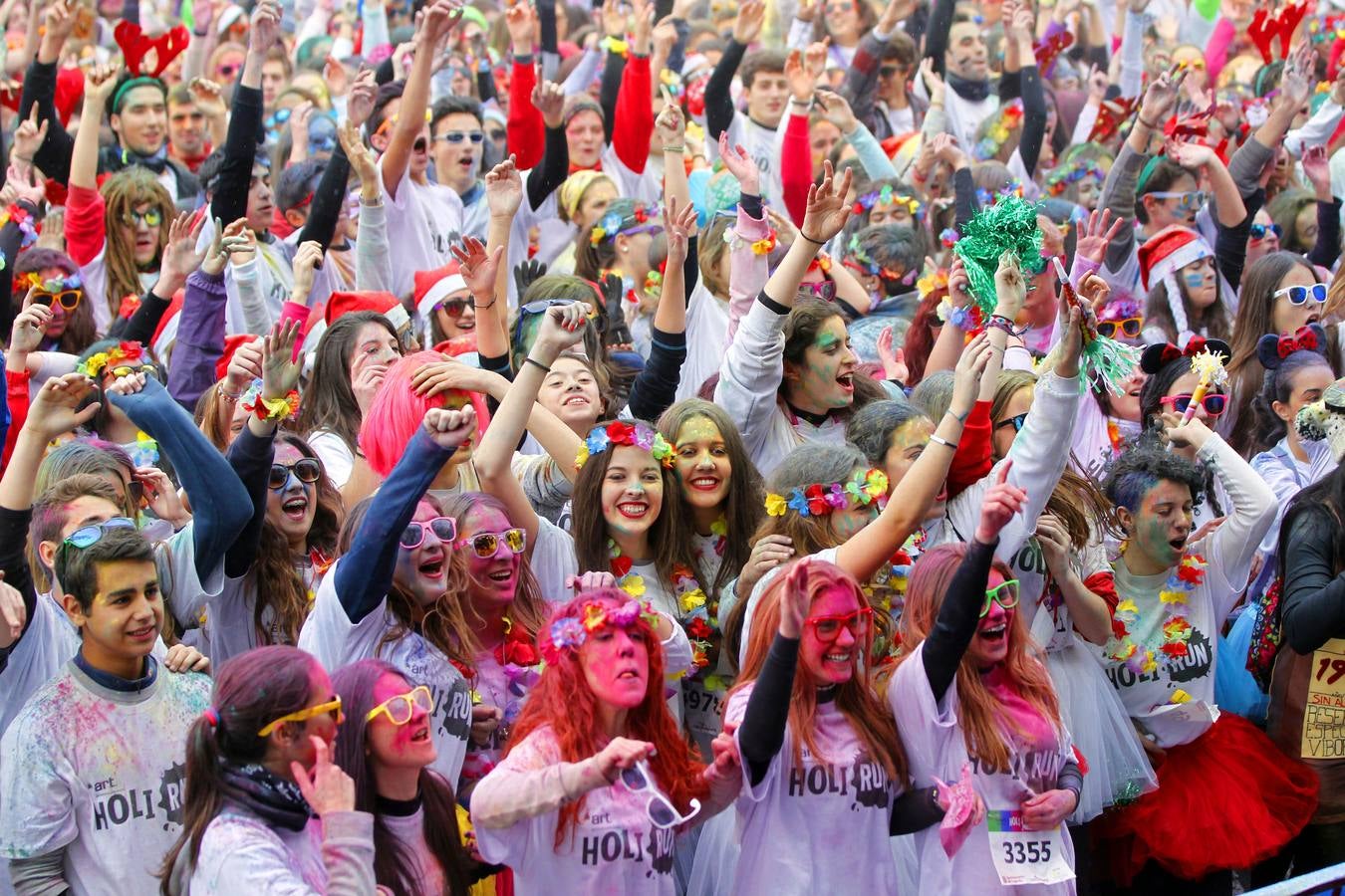 Logroño celebra la Holi Run (II)