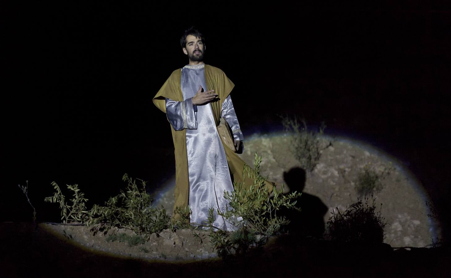 Representación del Belén viviente de Alcanadre