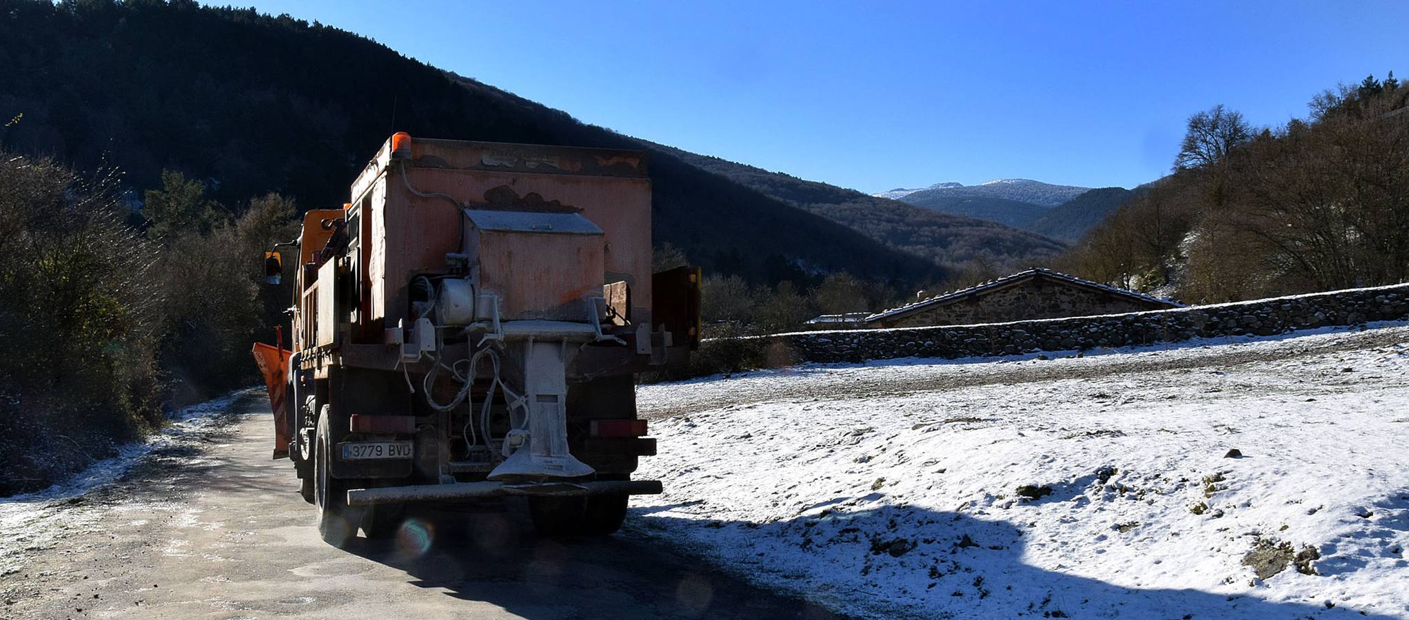 La nieve vuelve a Los Cameros